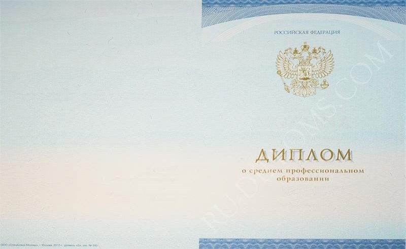 Диплом техникума или колледжа 2014-2026 НОВОГО ОБРАЗЦА 