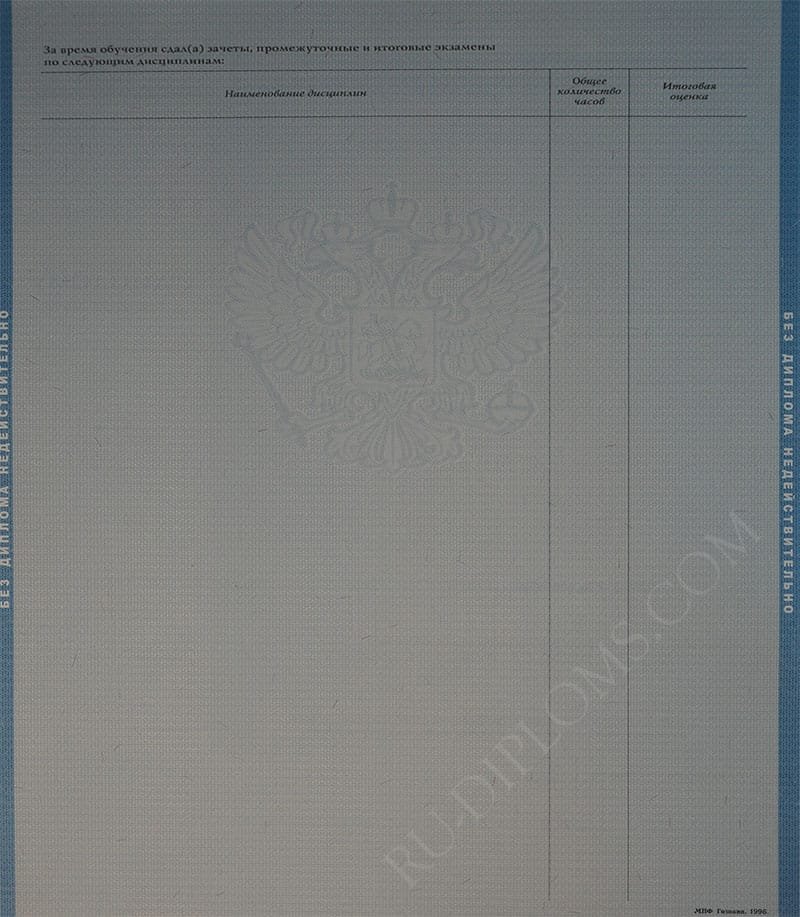 Диплом магистра 1997-2003 год 